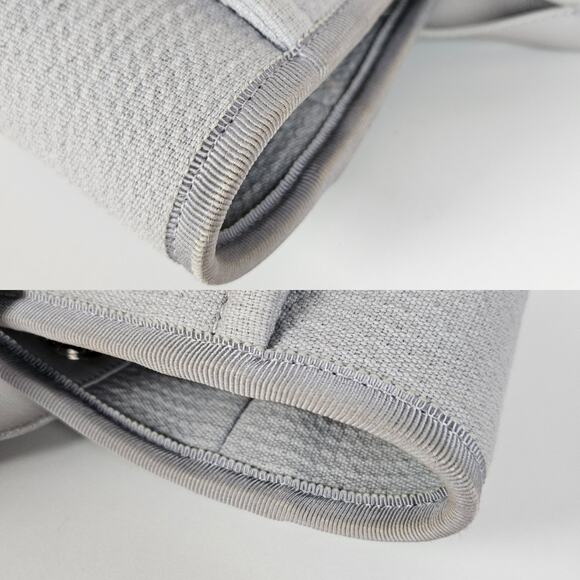 Chanel Small NM Deauville Canvas Tote Gris / Gray - Picture 14 of 14